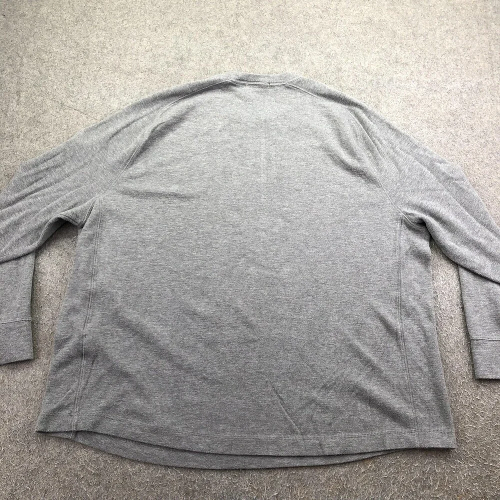 Banana Republic Sweater Mens 2XL Gray Knit Crewneck Pullover Solid Casual